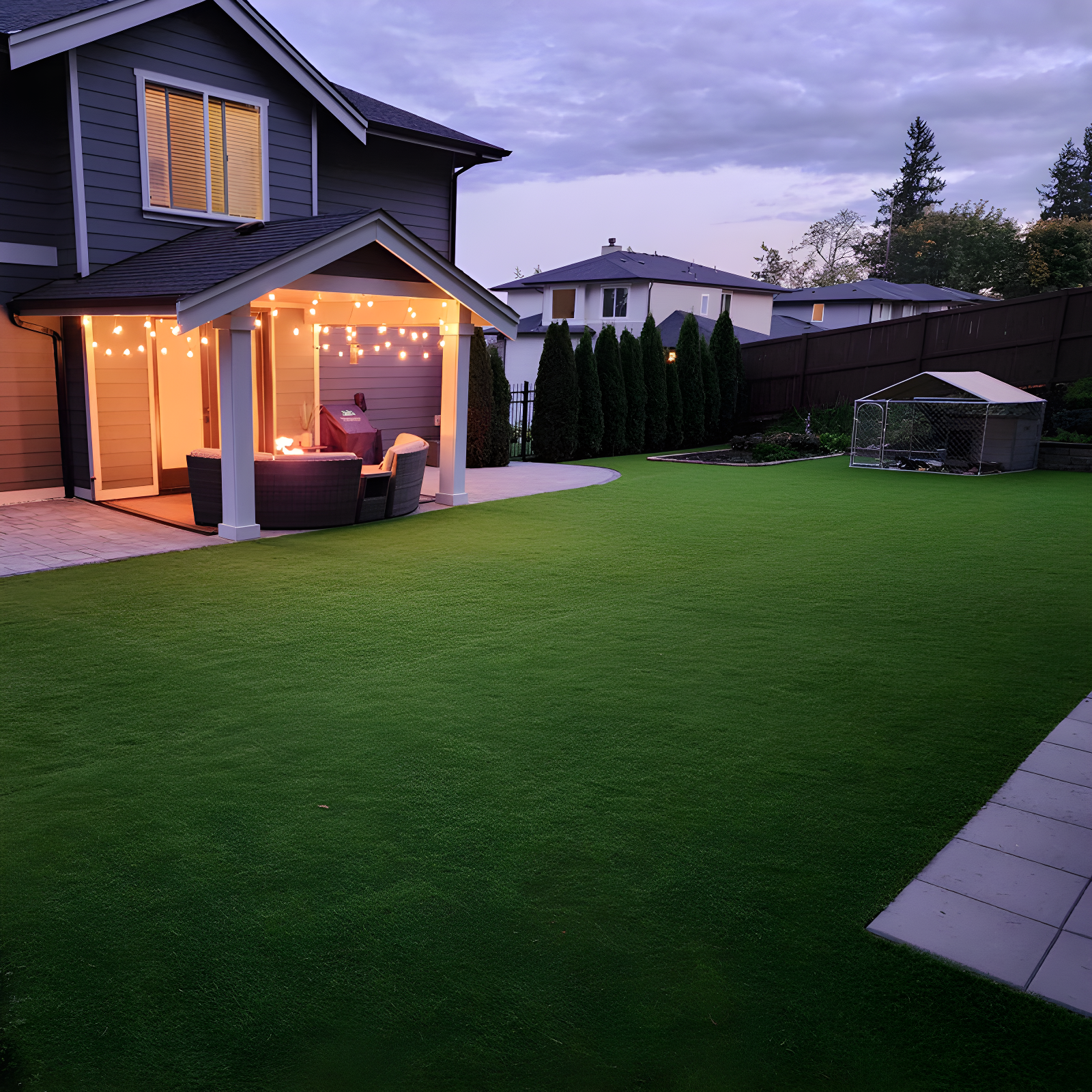 ALEKO Artificial Grass Turf Rug and Roll