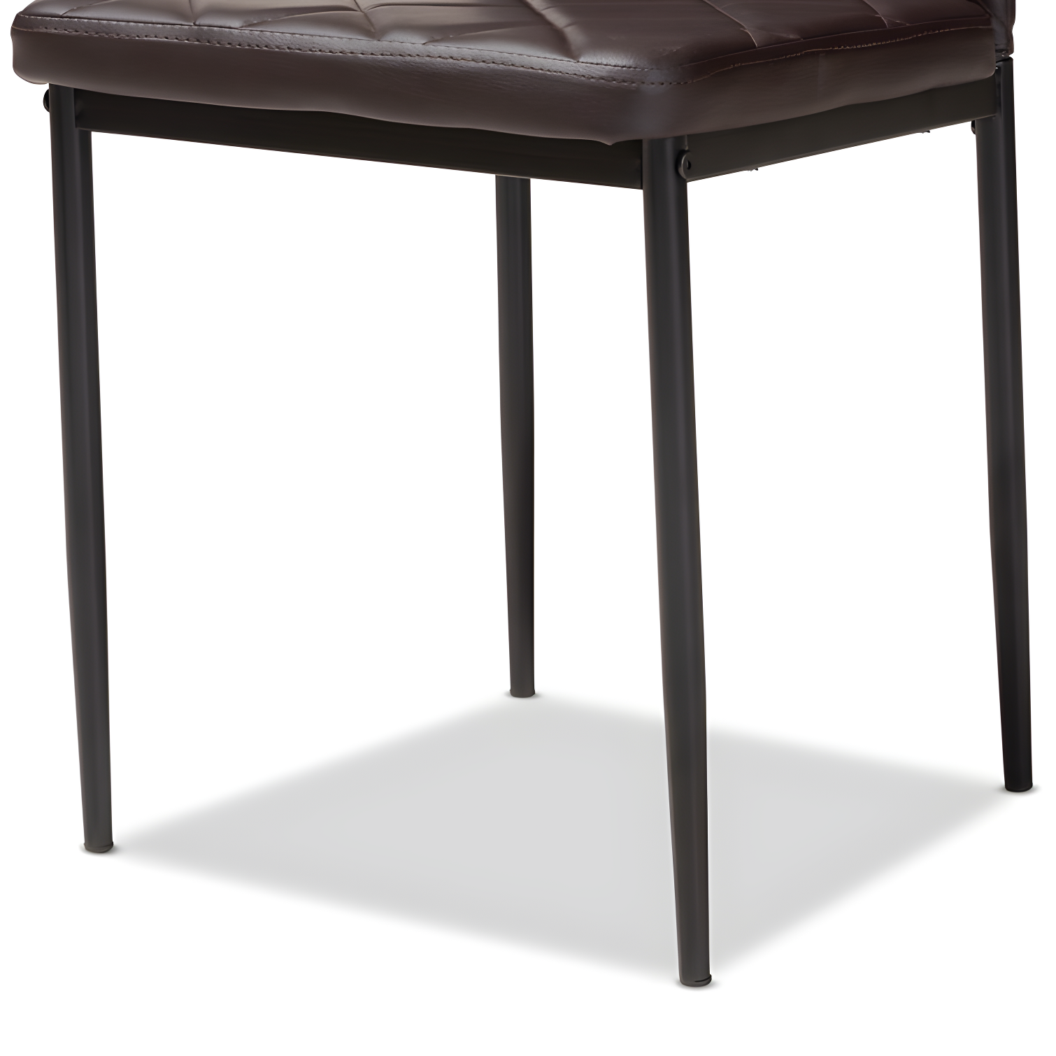 Dalisa 18.11'' H Tufted Faux Leather Upholstered Parsons Chair