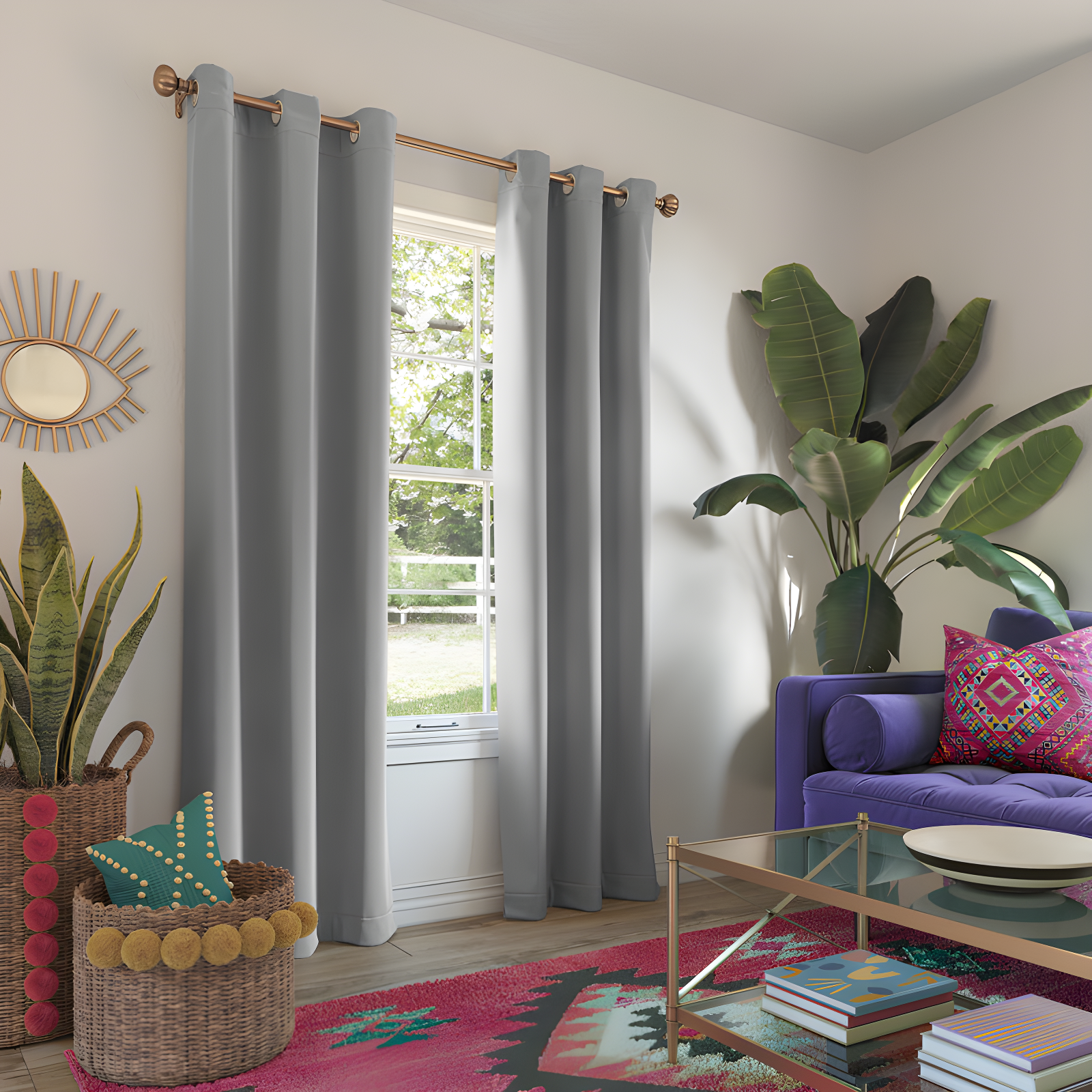 Oslo Theater Grade Extreme 100% Blackout Grommet Curtain Panel