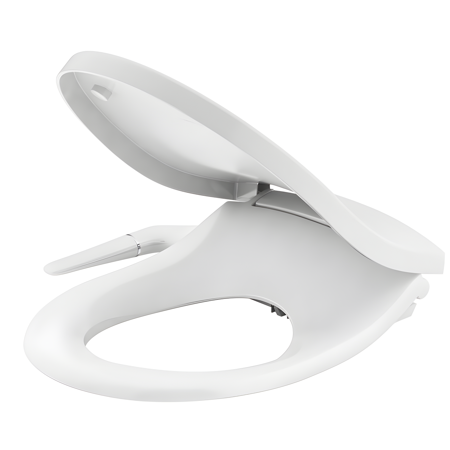 PureWash M250 Round Bidet Toliet Seat, Manual Non-Electric Bidets for Existing Toilets