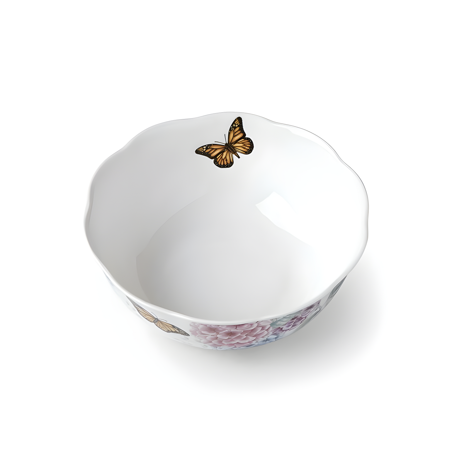 Lenox Lenox Butterfly Meadow Hydrangea Serving Bowl