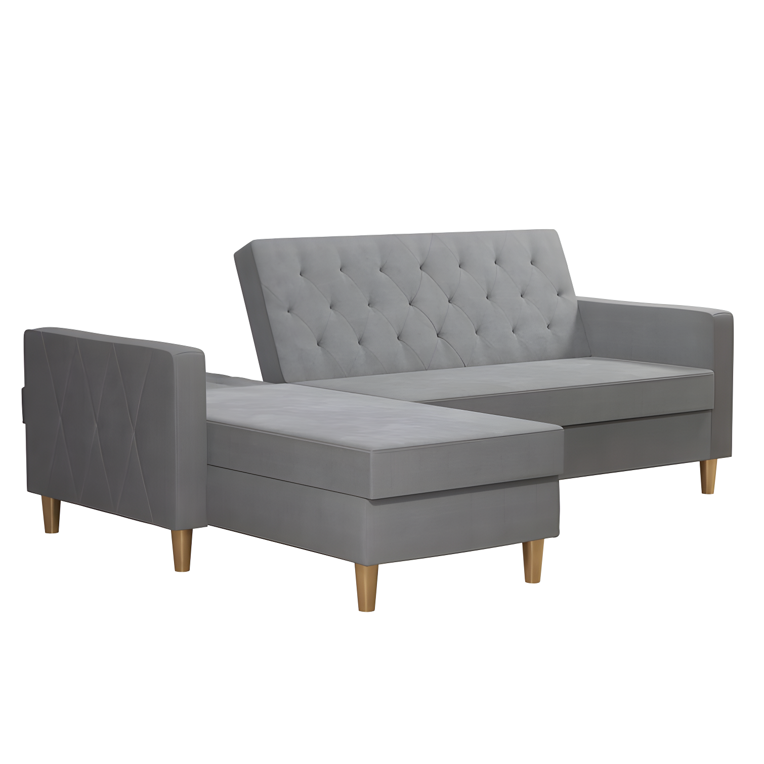 Liberty Upholstered Reversible Chaise Sectional with Storage
