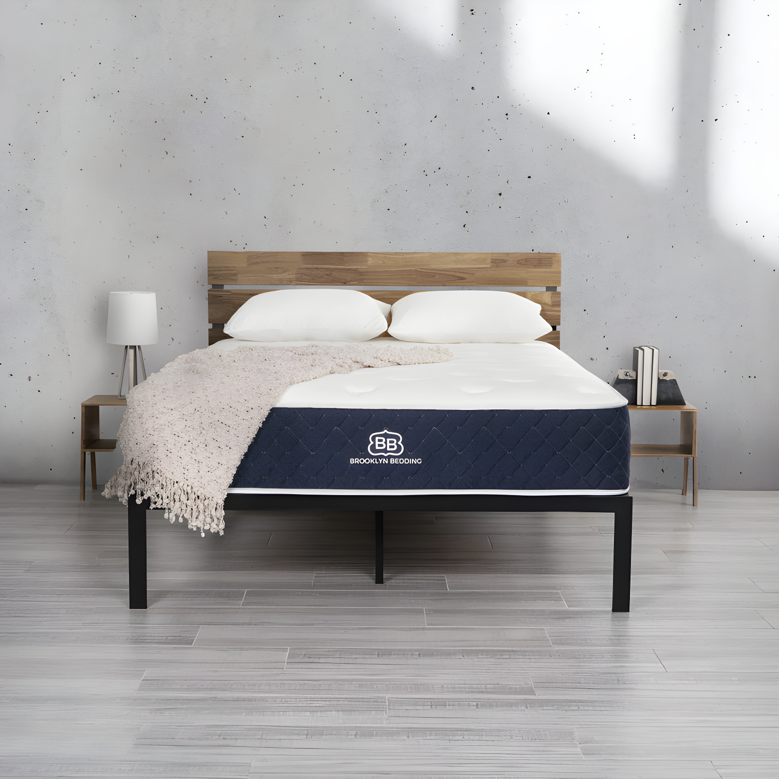 Brooklyn Bedding Brooklyn Standard 12" Medium Hybrid Mattress with Cooling Cover