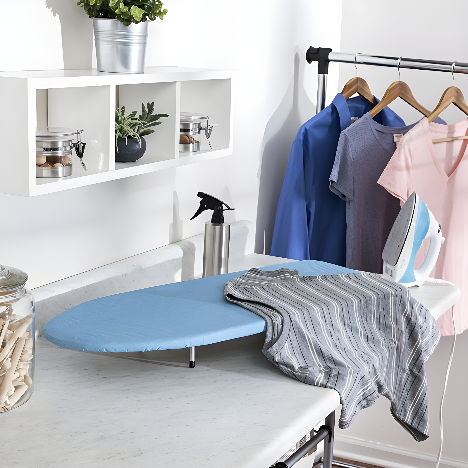 Honey Can Do Wood Tabletop Ironing Board