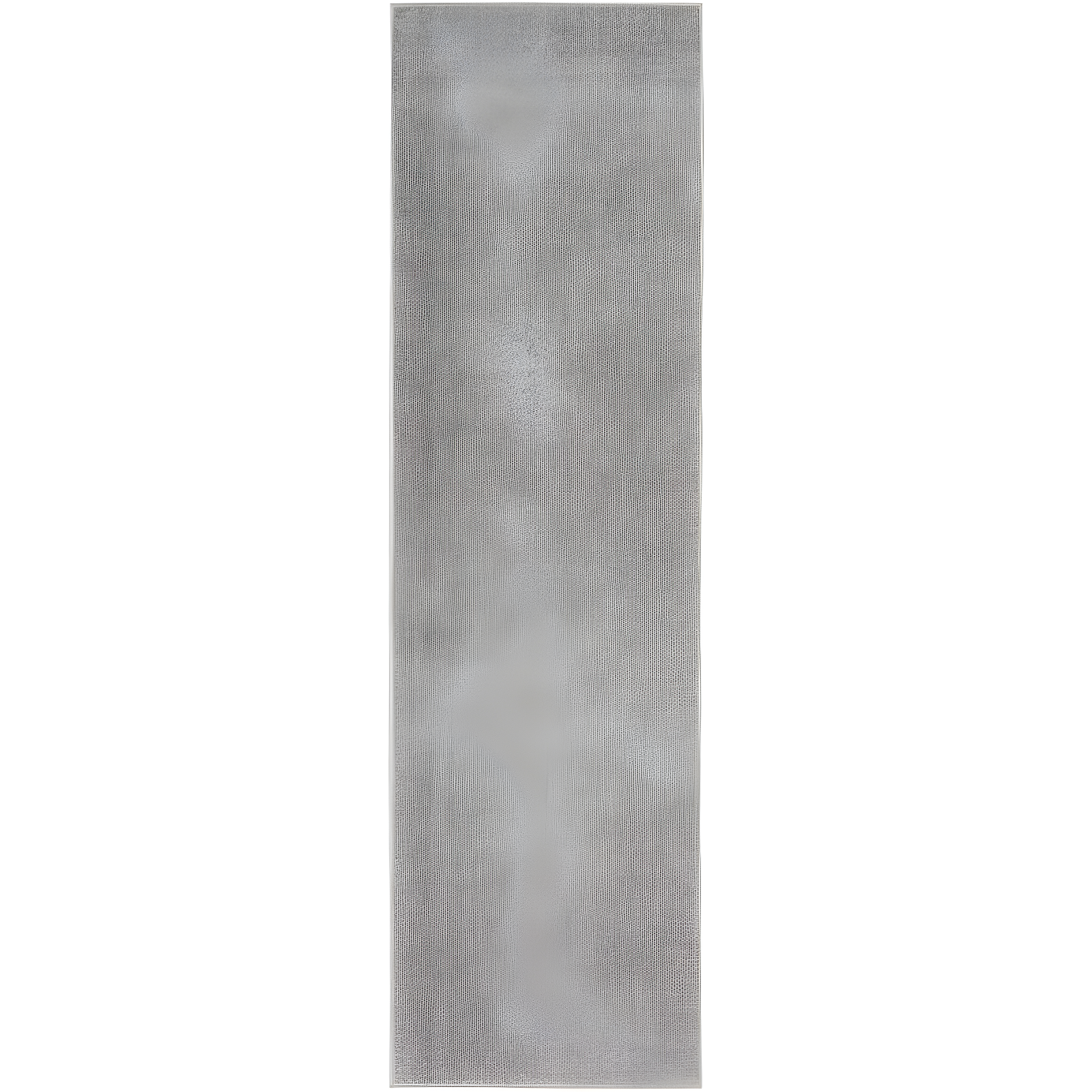 Nourison Essentials Easy Care Indoor Outdoor Area Rug - Silver Grey 2'2" x 10'