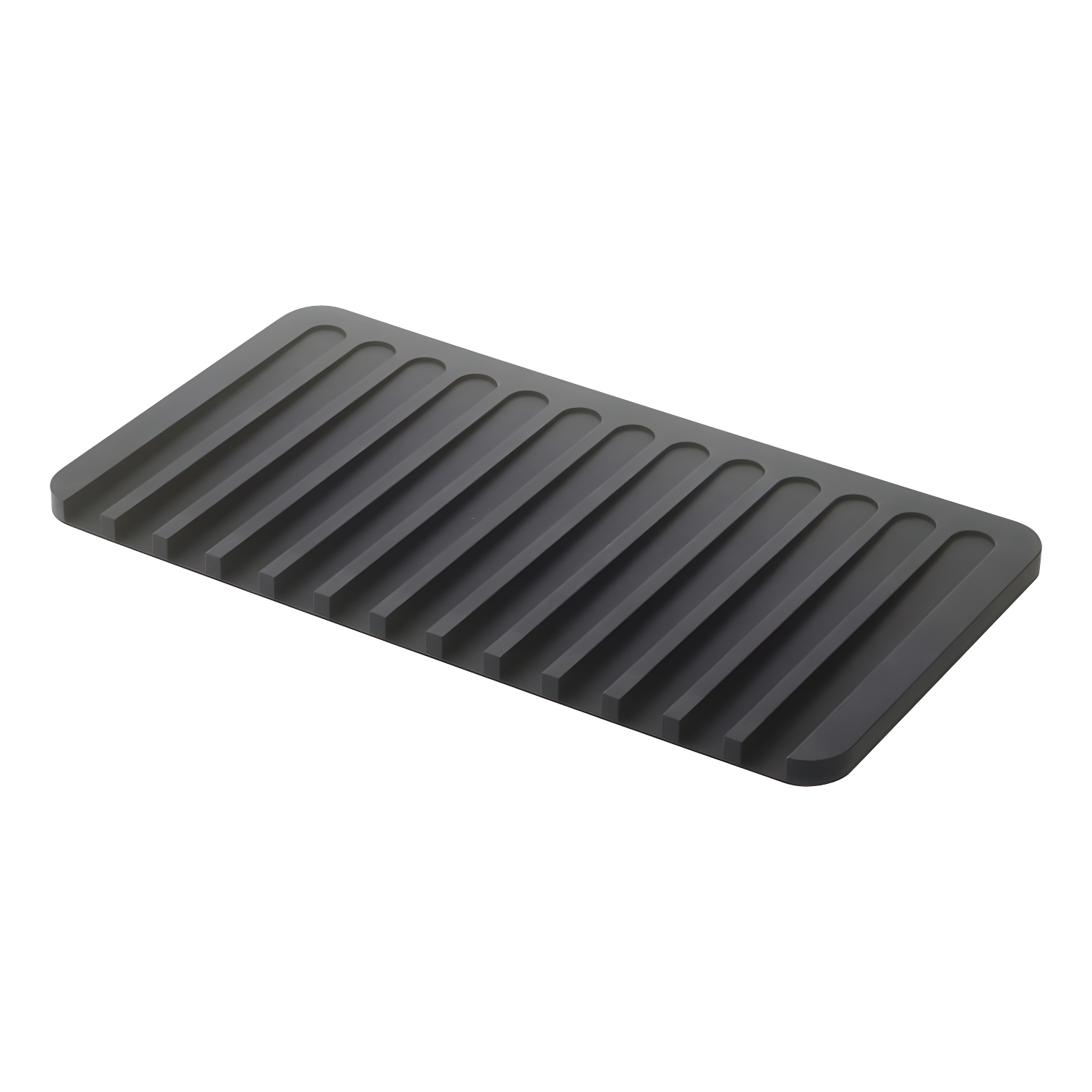 Yamazaki Home Self Draining Tray - Drying Board, Dish Drainer Mat, Silicone