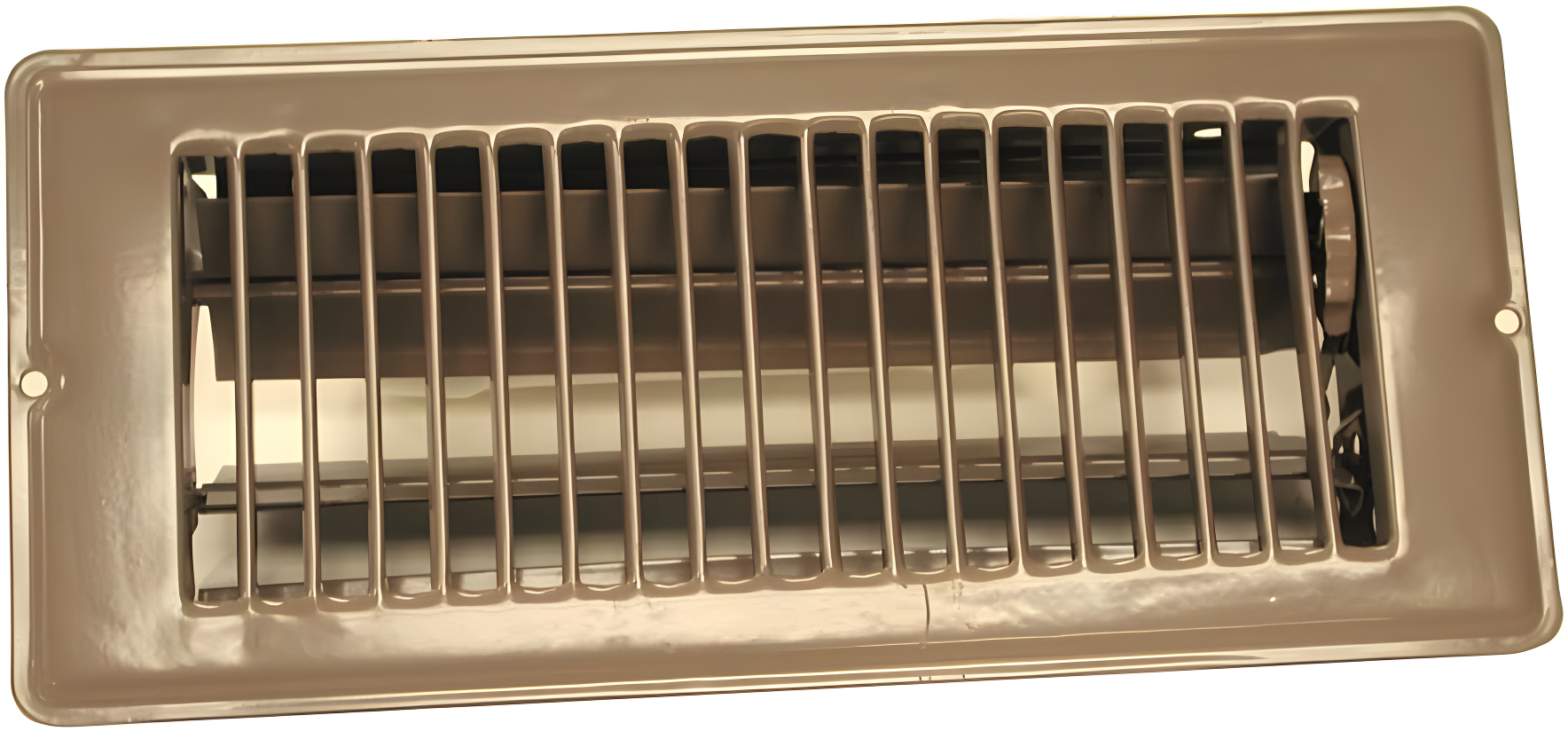Brown Steel Floor Register for Mobile Homes and RVs