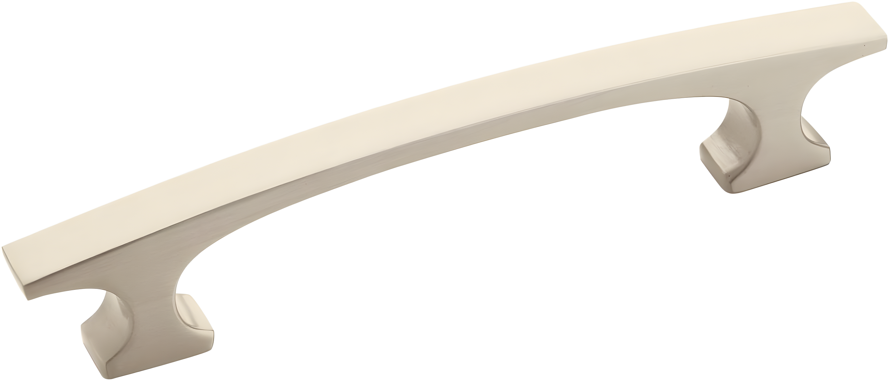 Conrad 3-3/4 in. (96mm) Modern Satin Nickel Arch Cabinet Pull