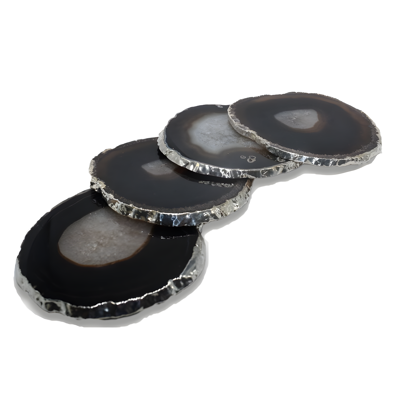 Agate 4 Piece Coaster Set (Set of 4)