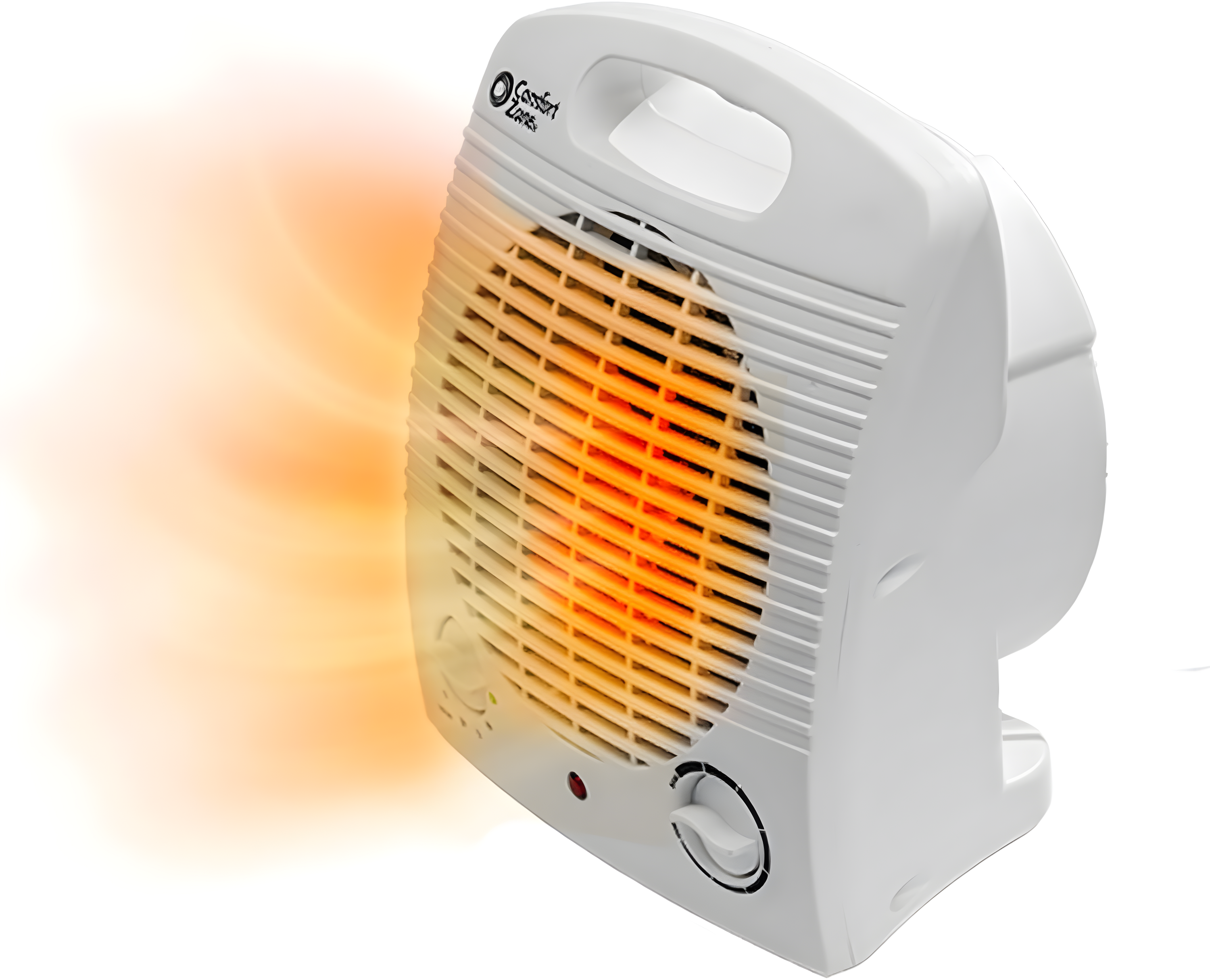 Comfort Zone Indoor Space Heater, Portable, Fan Forced, Electric, Adjustable Thermostat, Overheat Sensor, Safety Tip-Over Switch, & Stay Cool Housing, Ideal for Home, Bedroom, & Office, 1,500W, CZ35E