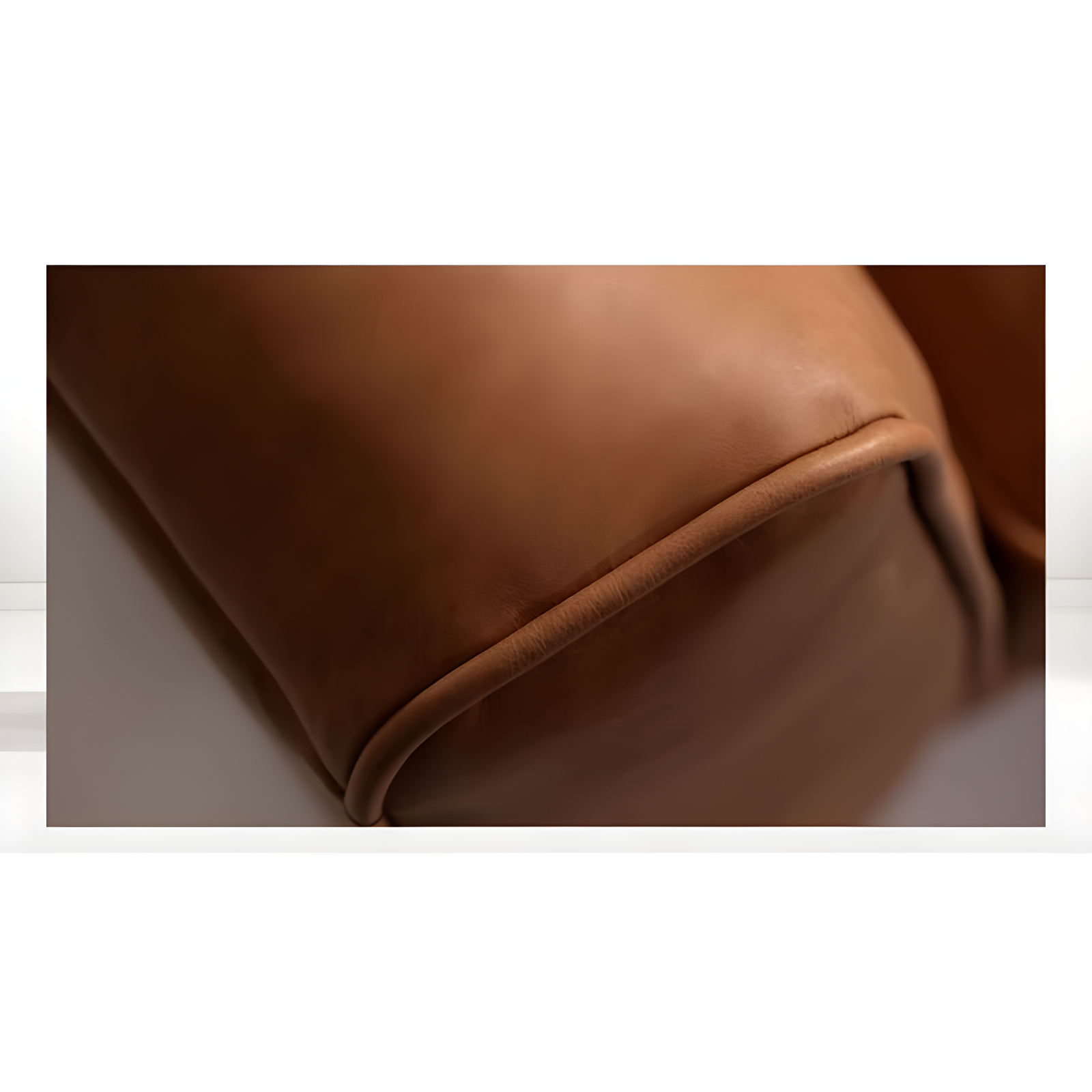 Poly & Bark Set of 2 24" High Paxton Counter Height Barstools Tan: Leatherette, Steel Base