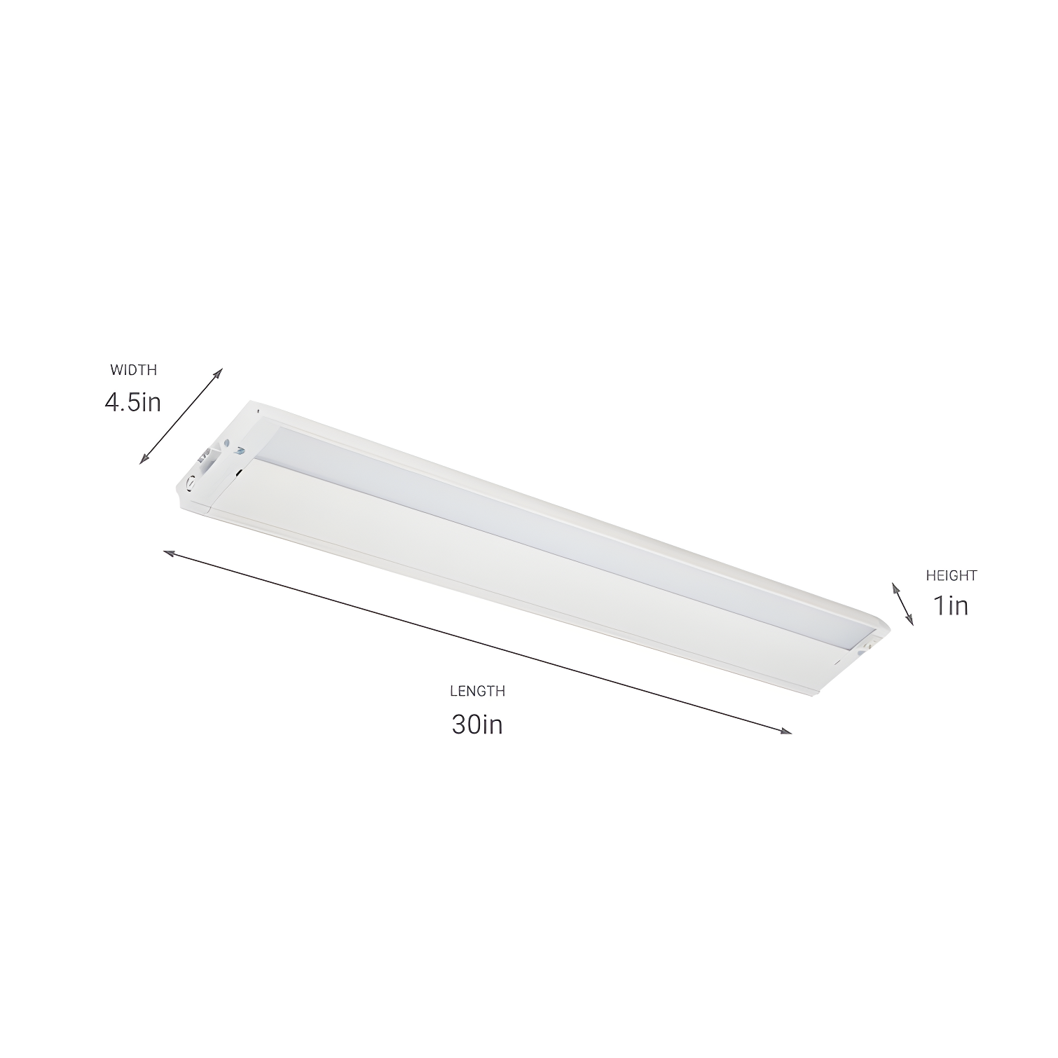 4U Series LED 30'' Under Cabinet Linkable Light Bar