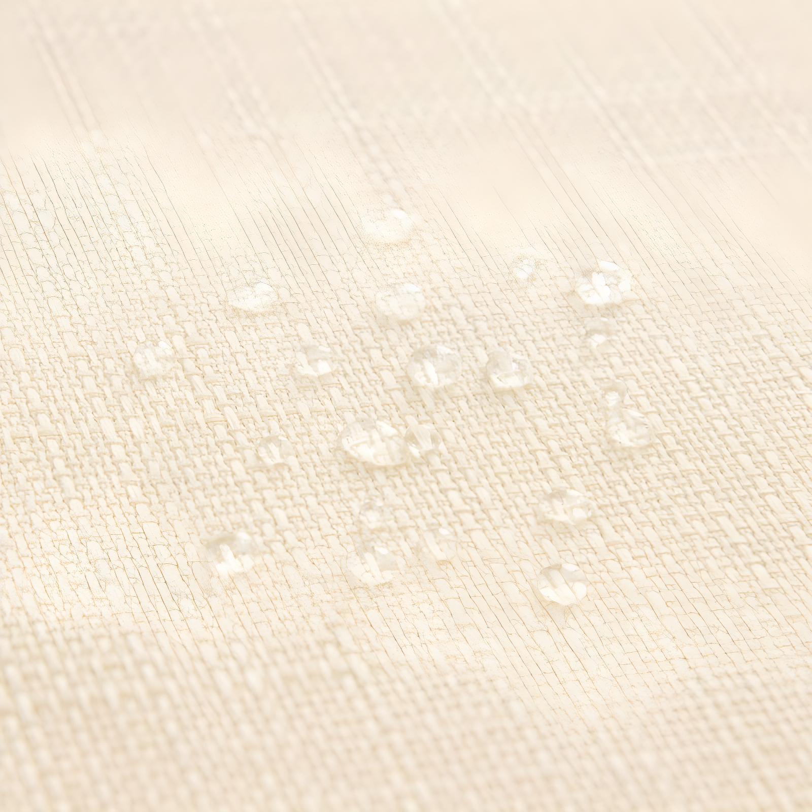 Laurel Solid Texture Water and Stain Resistant Tablecloth - 70" Round - Ivory - Elrene Home Fashions