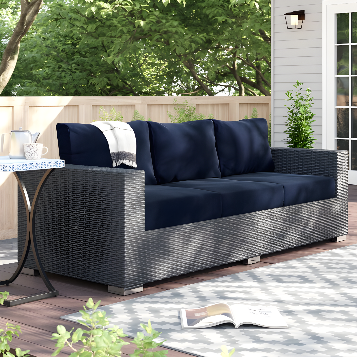 Modway Stopover Outdoor Patio Sunbrella Sofa