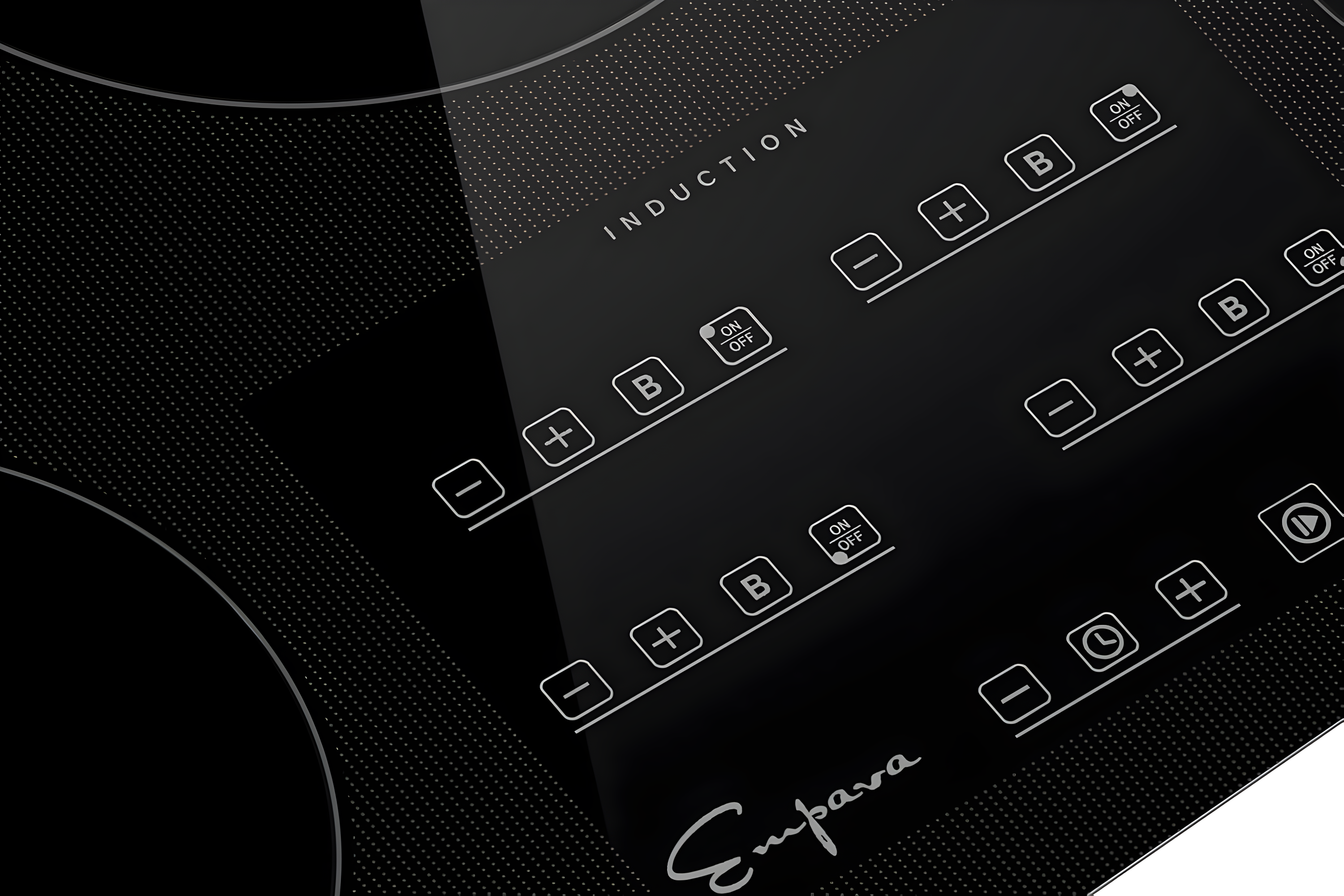 Empava 30” Induction Cooktop Electric Stove Black Vitro Ceramic Smooth Surface Glass EMPV-IDC30