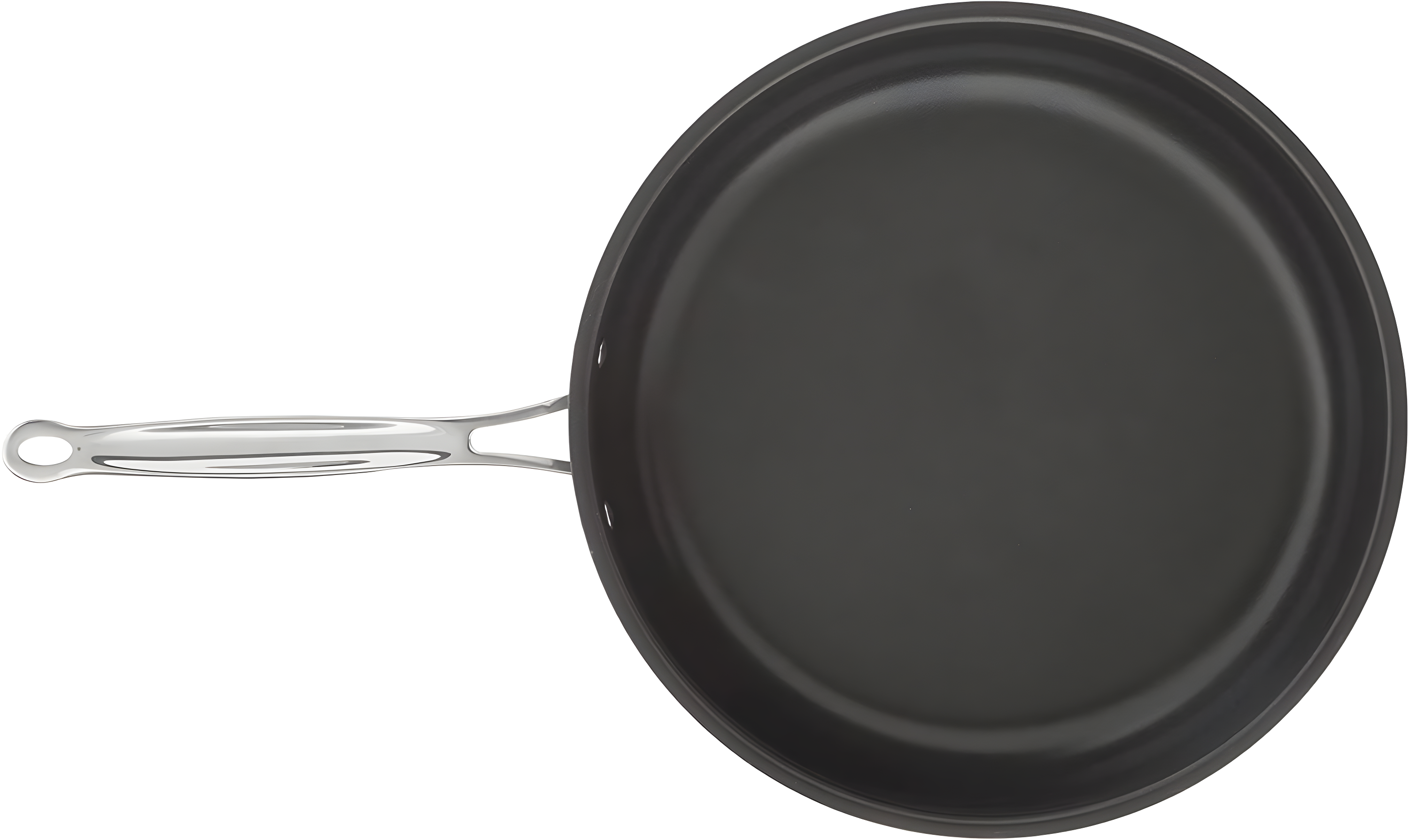 12-Inch Black Aluminum Non-Stick Frying Pan with Lid