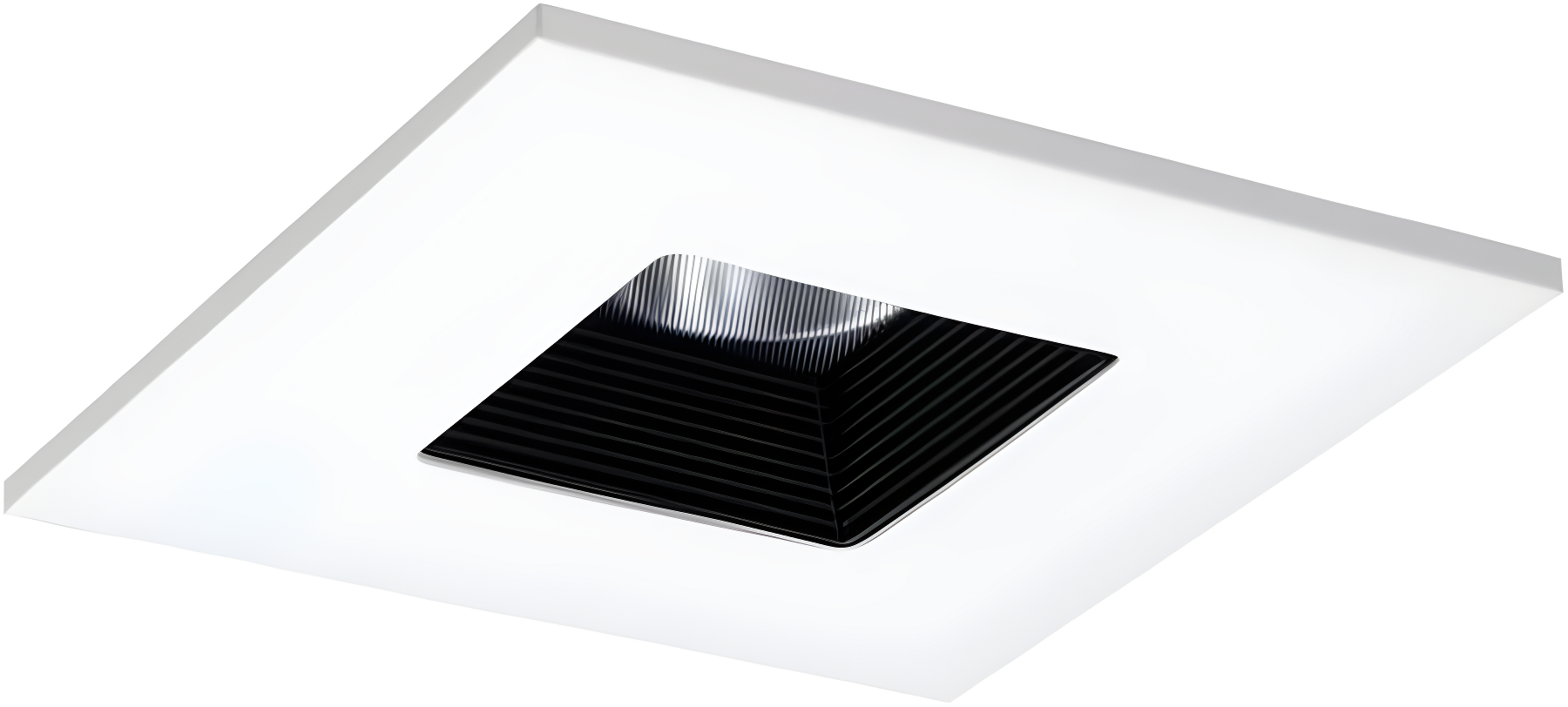 Modern White Glass LED Recessed Ceiling Light