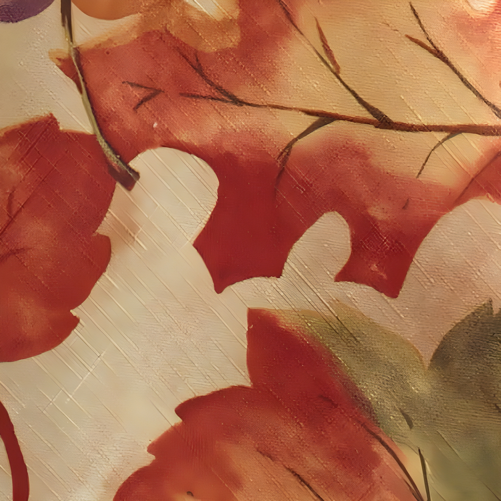 Harvest Festival Fall Printed Tablecloth - 60" x 144" - Red/Orange - Elrene Home Fashions