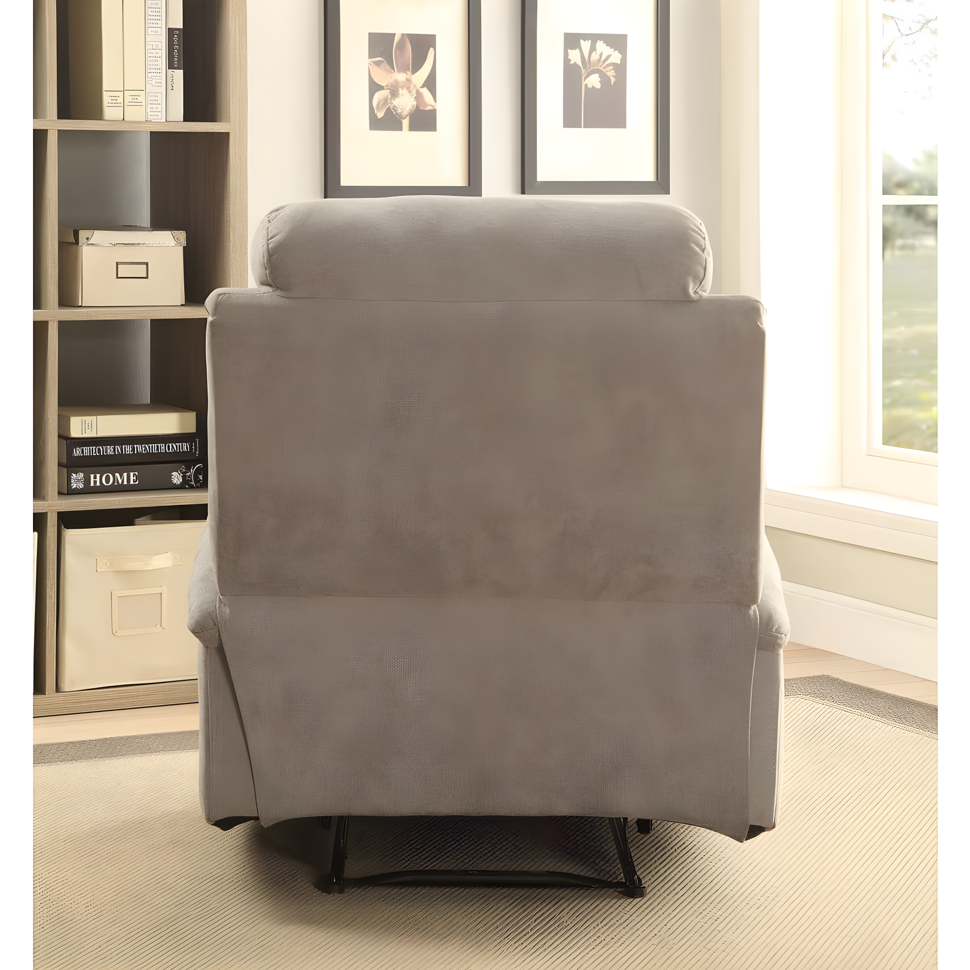 ACME Rosia Upholstery Motion Recliner in Gray