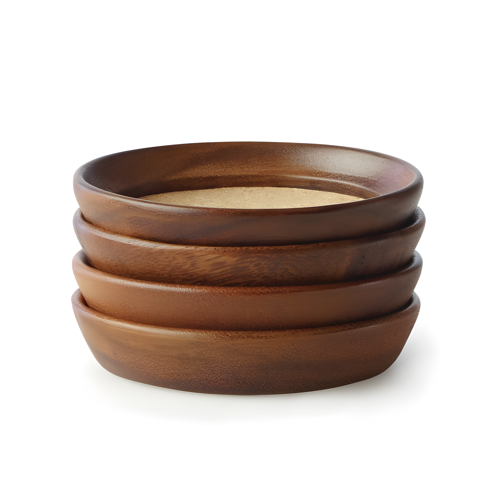 Kamenstein Kamenstein Stackable Acacia Wood and Cork Coasters (Set of 4)