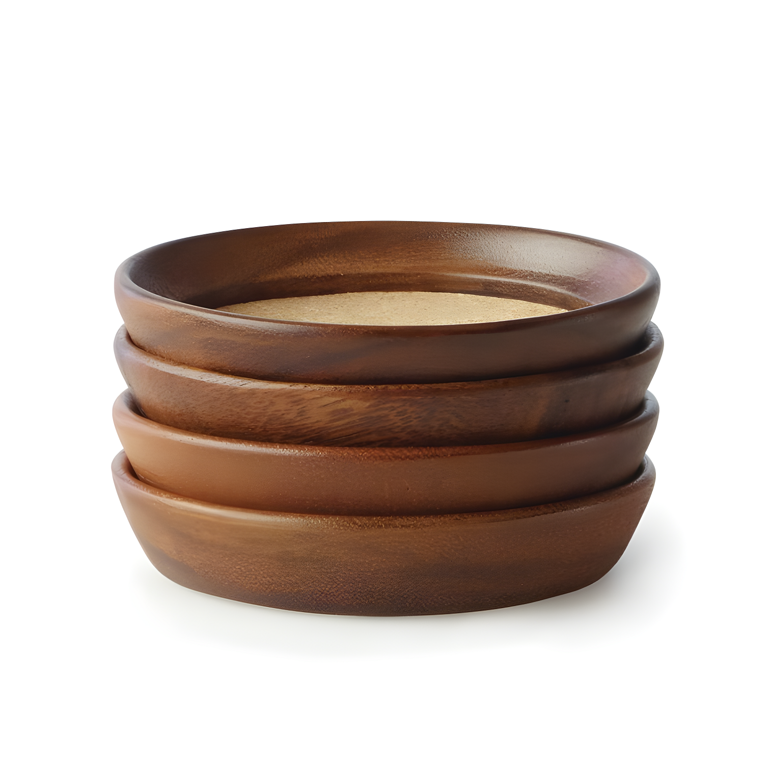 Kamenstein Kamenstein Stackable Acacia Wood and Cork Coasters (Set of 4)