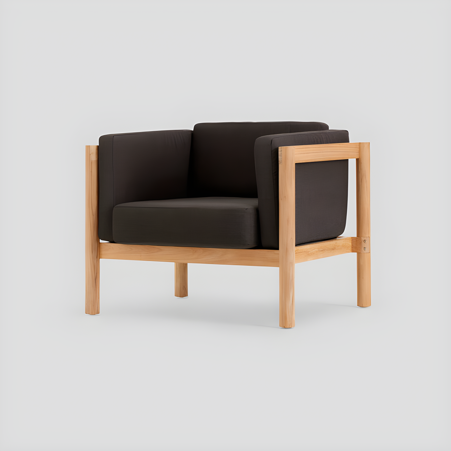 Haven Teak Outdoor Lounge Chair with Sunbrella® Cushion