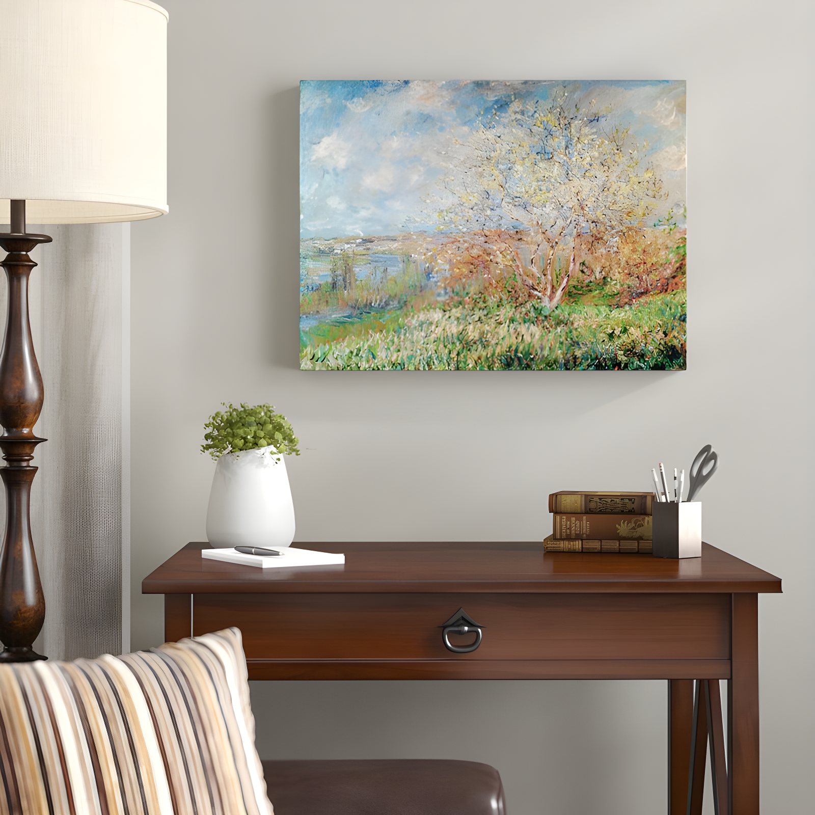 Andover Mills™ " Spring, 1880 " by Claude Monet