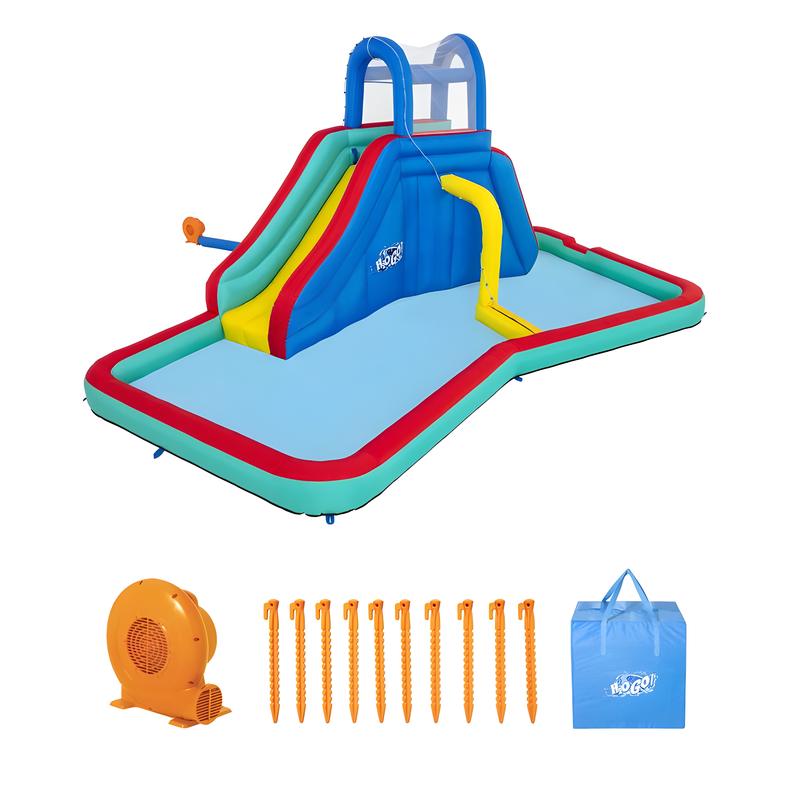 Bestway 13' x 19' Inflatable Water Slide with Air Blower