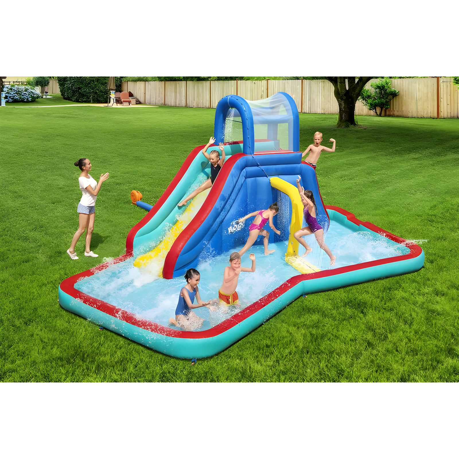 Bestway 13' x 19' Inflatable Water Slide with Air Blower