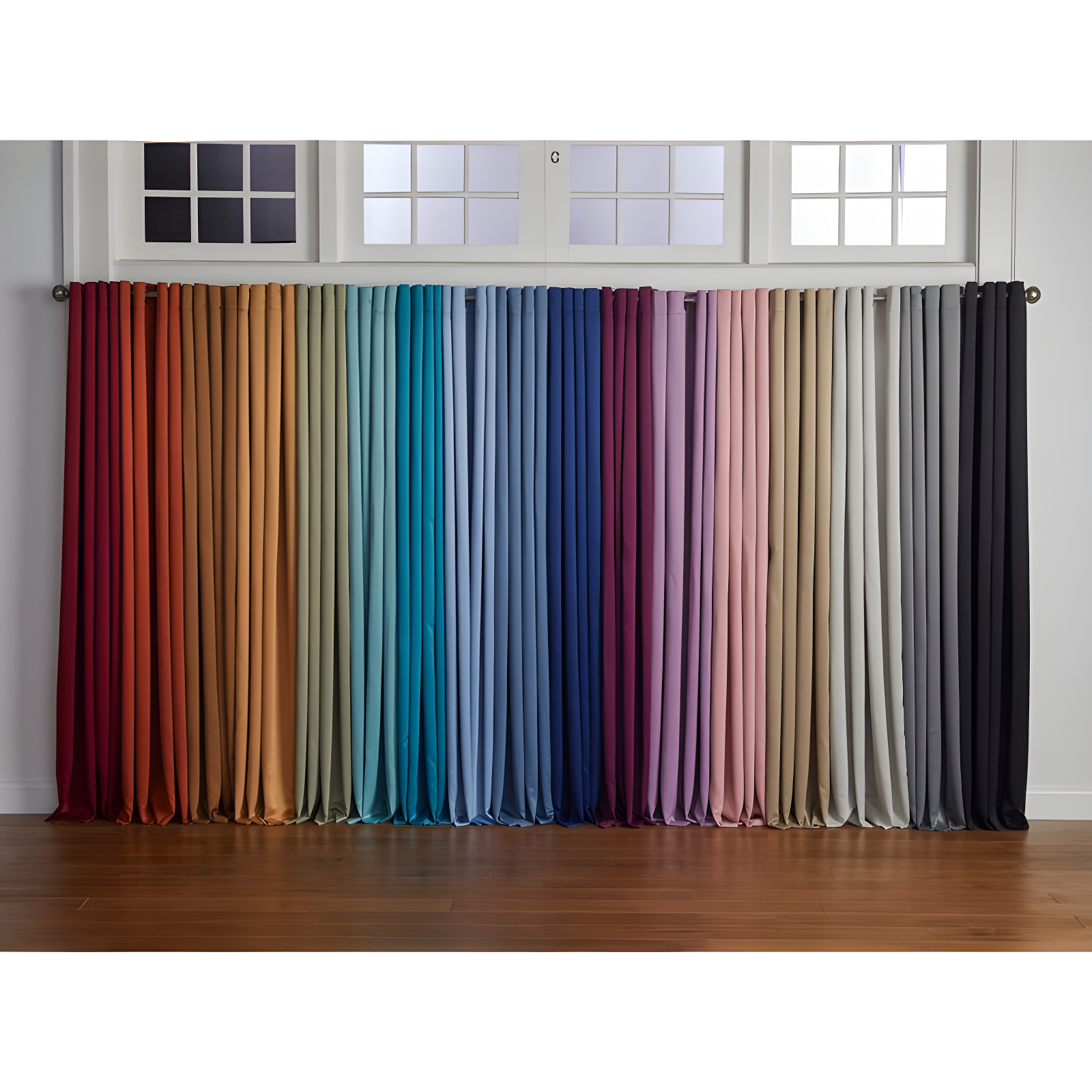 BrylaneHome BH Studio Room-Darkening Grommet Panel - 54" W 63" L, Caramel