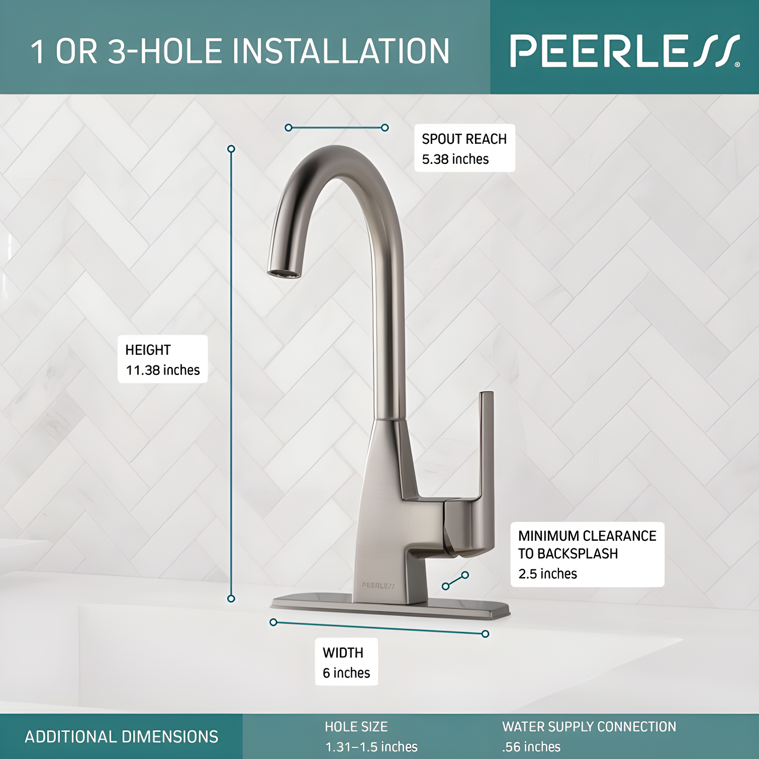Peerless Faucets Xander Kitchen Faucet