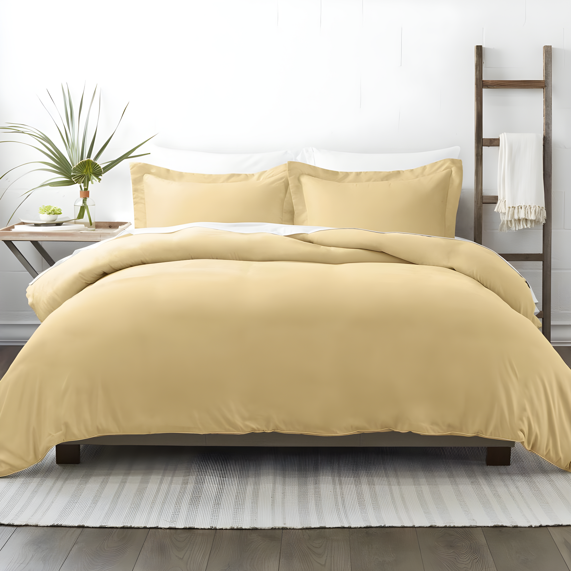 Basics Duvet Cover Set Ultra Soft Brushed Microfiber 3 Pieces Comforter 19 Colors Breathable Durable Fade Resistant & Machine Washable Luxury Soft Bedding Set