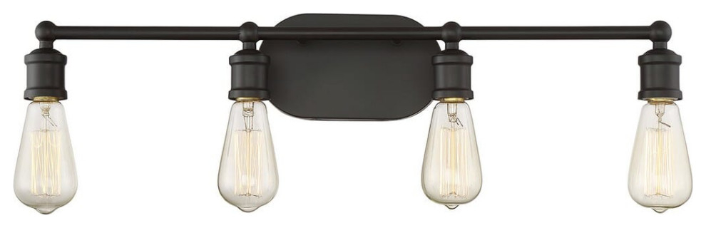 Bathroom Vanity Light in Matte Black