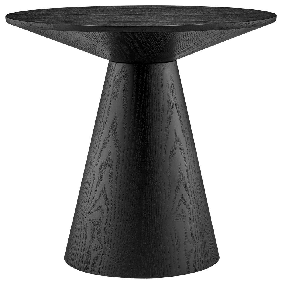 Barra Round Side Table - Black
