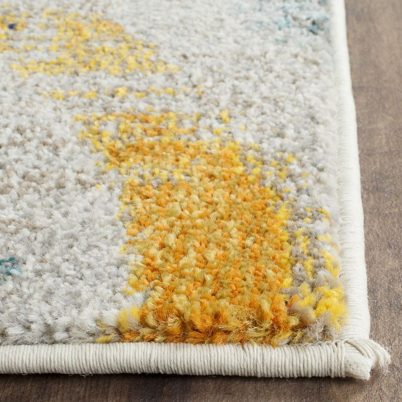 Monaco MNC242 Power Loomed Indoor Runner Rug - Blue/Multi - 2'2"x8' - Safavieh.