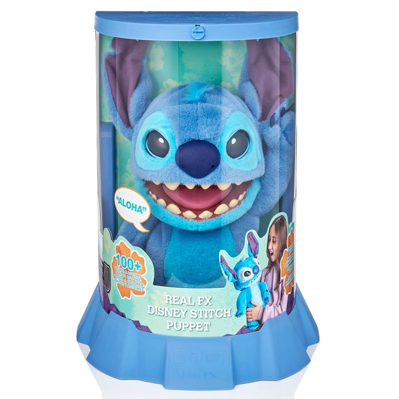 WOW! Stuff: Disney Stitch Puppetronic – RealFX, 100+ Actions & Sounds, 18” Figure, Limited 1st Edition, Ages 6+