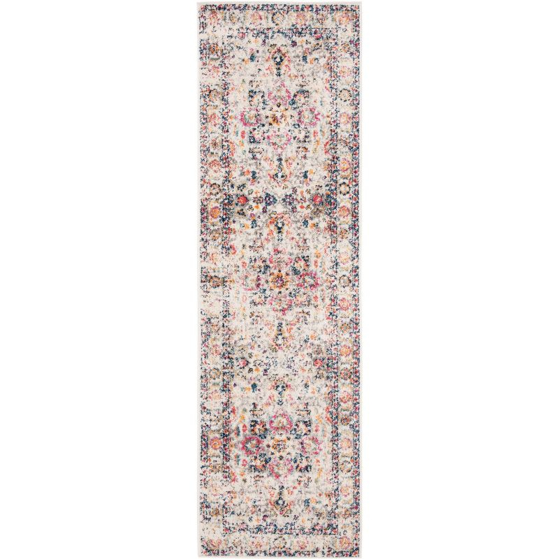 Madison MAD603 Power Loomed Indoor Area Rug - Fuchsia/Ivory - 6'7"x9'2" - Safavieh