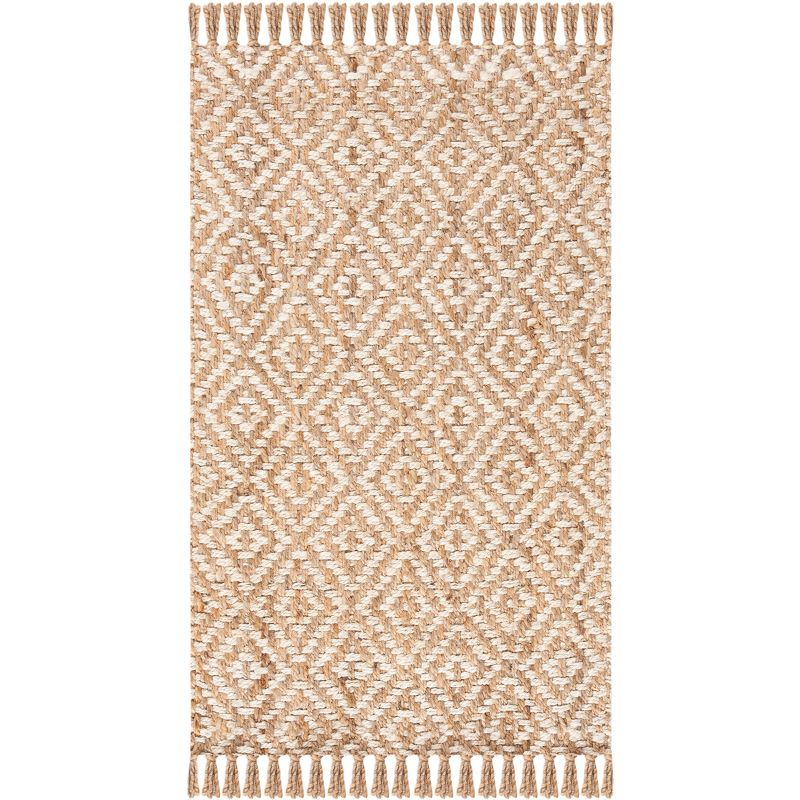 Natural Fiber NF450 Hand Woven Area Rug - Natural/Ivory - 3'x5' - Safavieh.