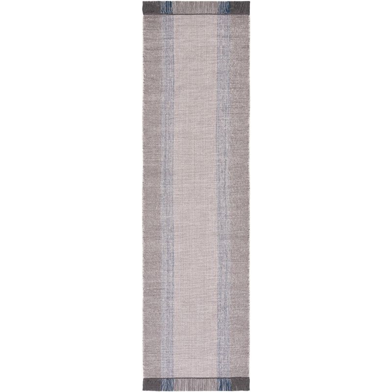 Montauk MTK301 Hand Woven Indoor Runner Rug - Blue/Grey - 2'3"x6' - Safavieh
