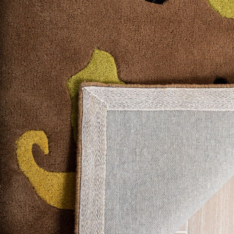 Soho SOH772 Hand Tufted Accent Rug - Brown/Multi - 2'x3' - Safavieh.