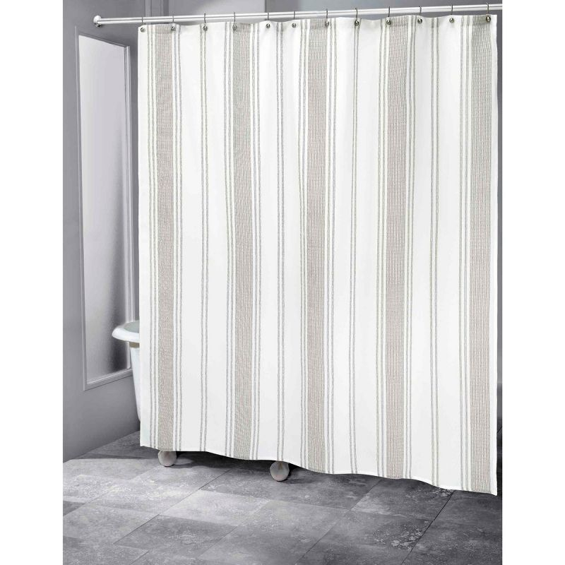 Avanti Linens Kyoto Tan Shower Curtain
