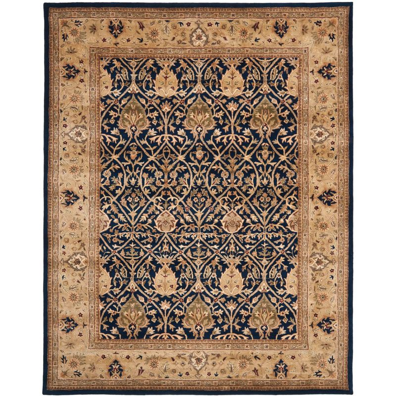 Persian Legend PL819 Hand Tufted Indoor Area Rug - 7'6"x9'6" - Blue/Gold - Safavieh