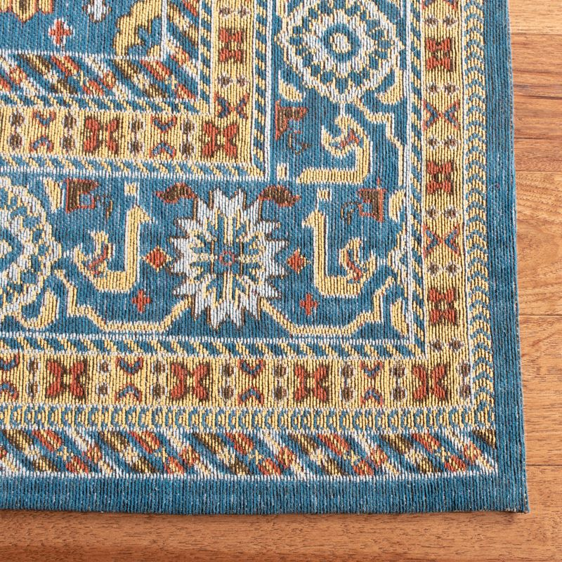 Classic Vintage CLV114 Power Loomed Area Rug - Blue/Gold - 8'x10' - Safavieh.