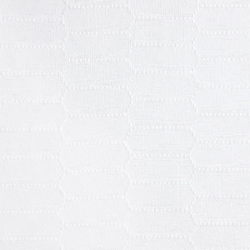 MARTHA STEWART Honeycomb Modern Farmhouse Napkin 4-Pack Set, White, 19"x19"