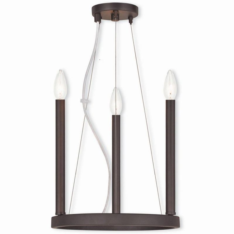 Livex Lighting Alpine 3 - Light Chandelier in  Bronze