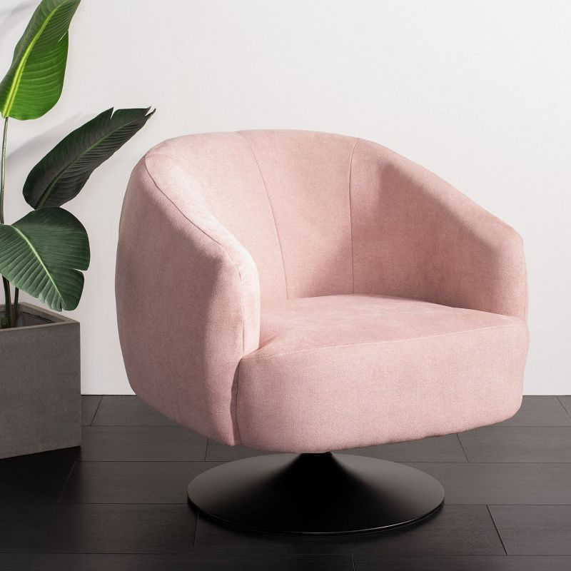 Ezro Upholstered Accent Chair - ACH5105 - Blush - Safavieh