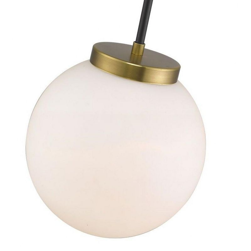 Z-Lite Parsons 1 - Light Pendant in  Matte Black/Olde Brass