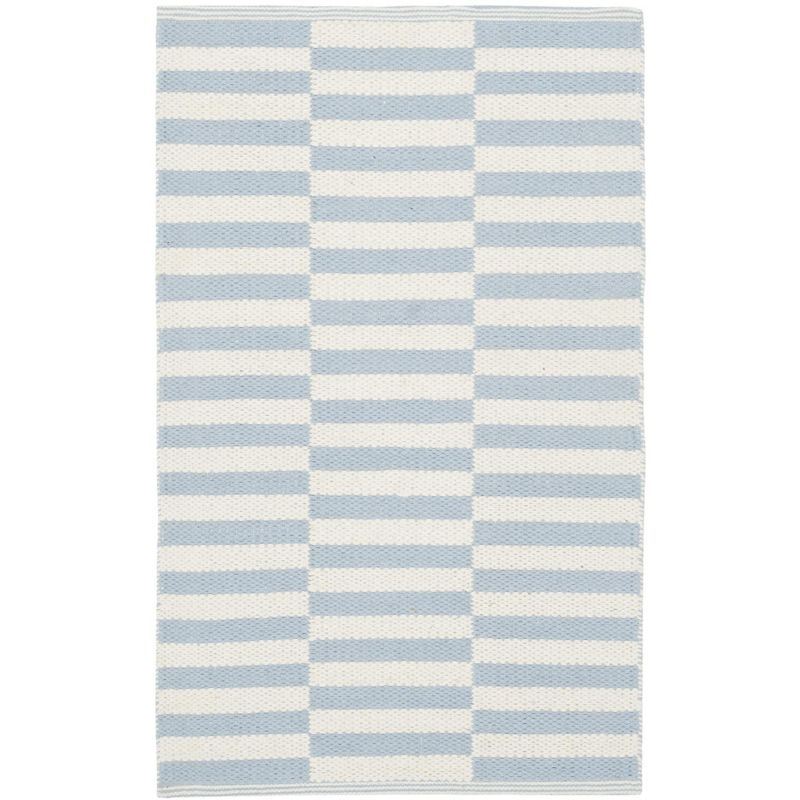 Montauk MTK715 Hand Woven Indoor Accent Rug - Ivory/Light Blue - 2'3"x3'9" - Safavieh