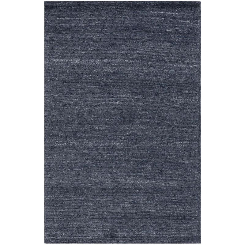 Himalaya HIM413 Handmade Area Rug - 6'x9' - Black/Grey - Safavieh