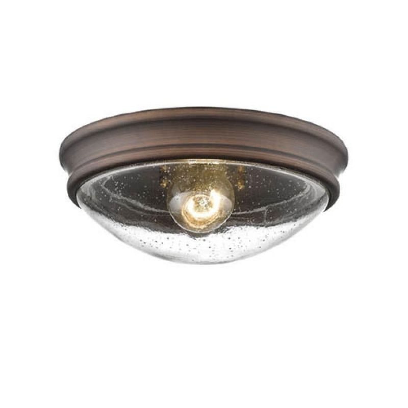 Millennium Lighting 1 - Light Flush Mount in  Rubbed Bronze